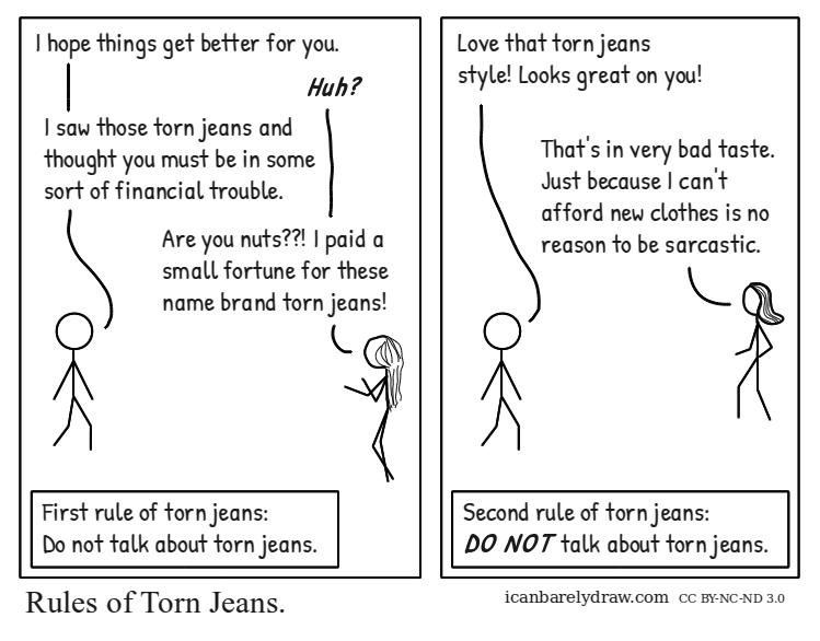 Rules of Torn Jeans