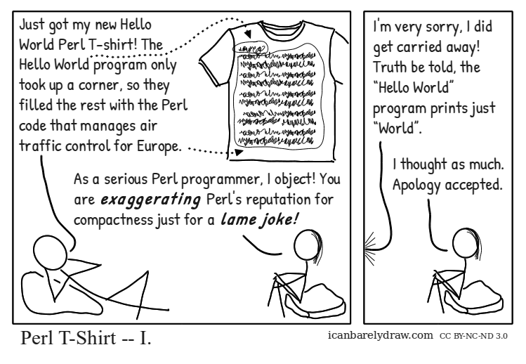 Perl T-Shirt — I
