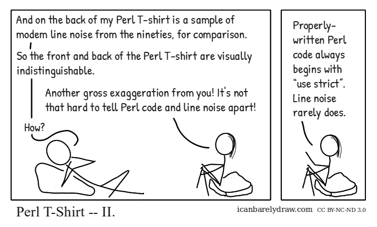 Perl T-Shirt — II