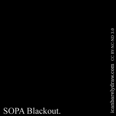 SOPA Blackout